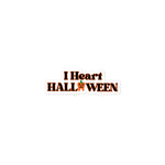I Heart Halloween Jack-o'-lantern Tooth Sticker