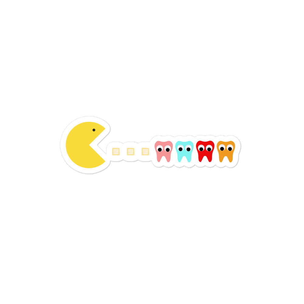 Pac-Man Tooth Sticker – lovely32