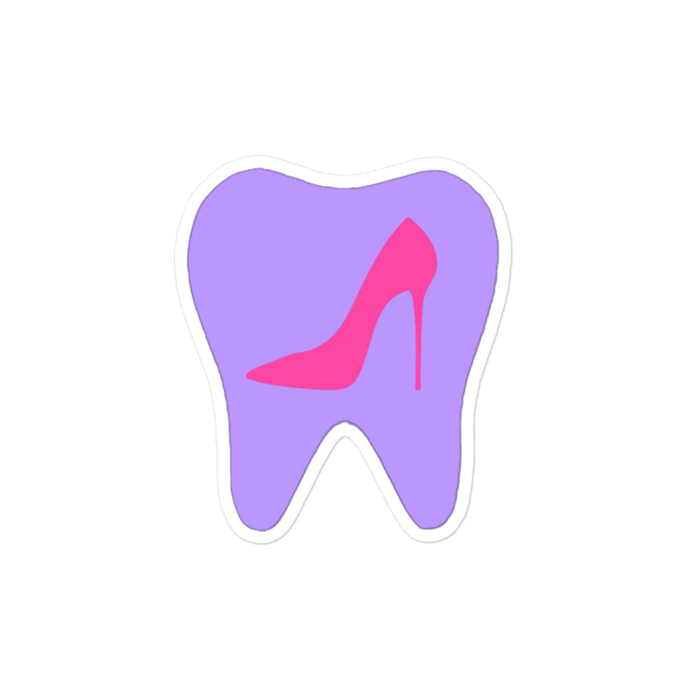 Tooth and Heel Sticker