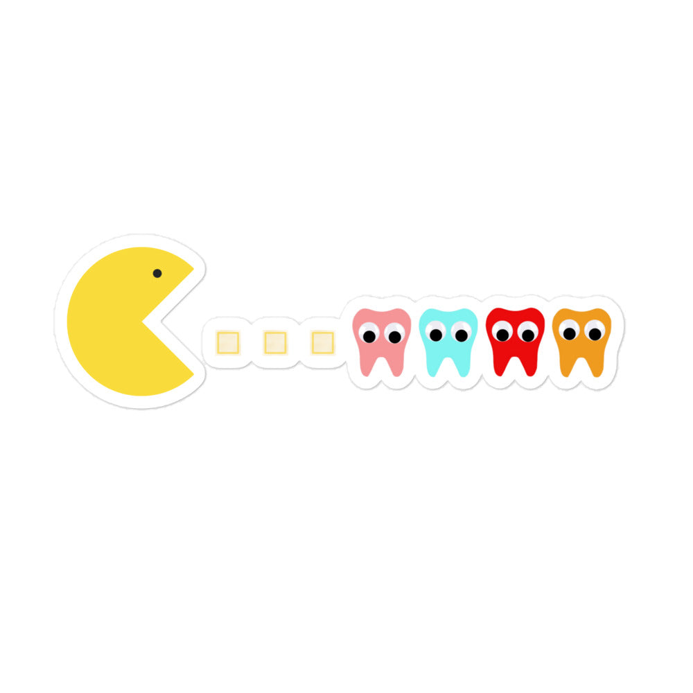 
            
                Load image into Gallery viewer, Pac-Man Tooth Sticker
            
        