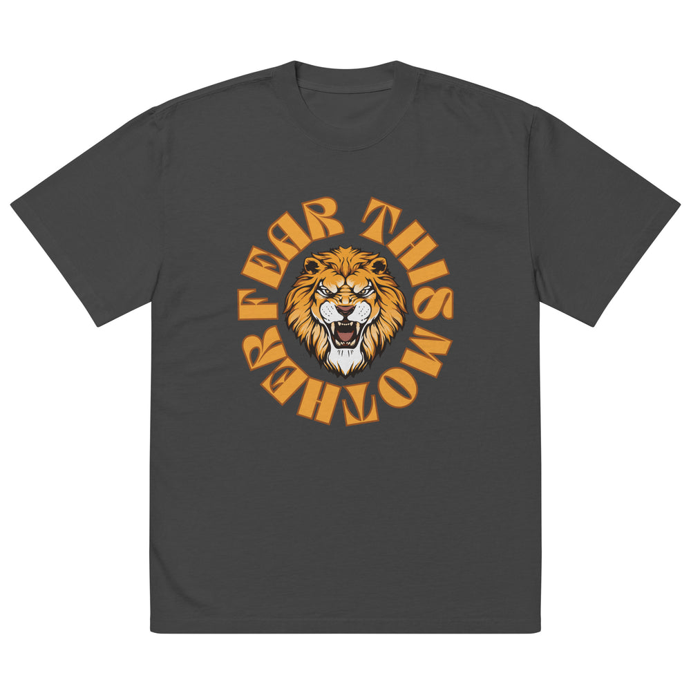 Fear This Mother Oversized faded t-shirt