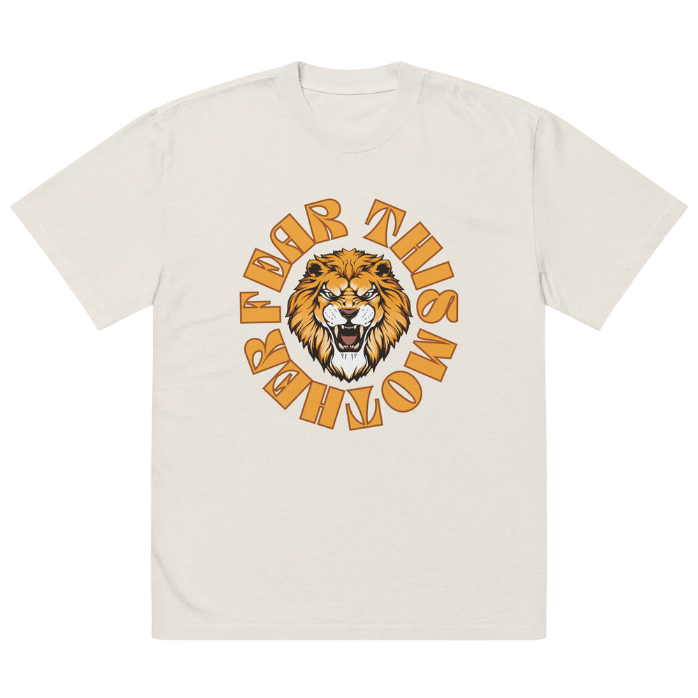 Fear This Mother Oversized faded t-shirt