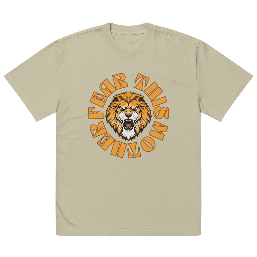 Fear This Mother Oversized faded t-shirt