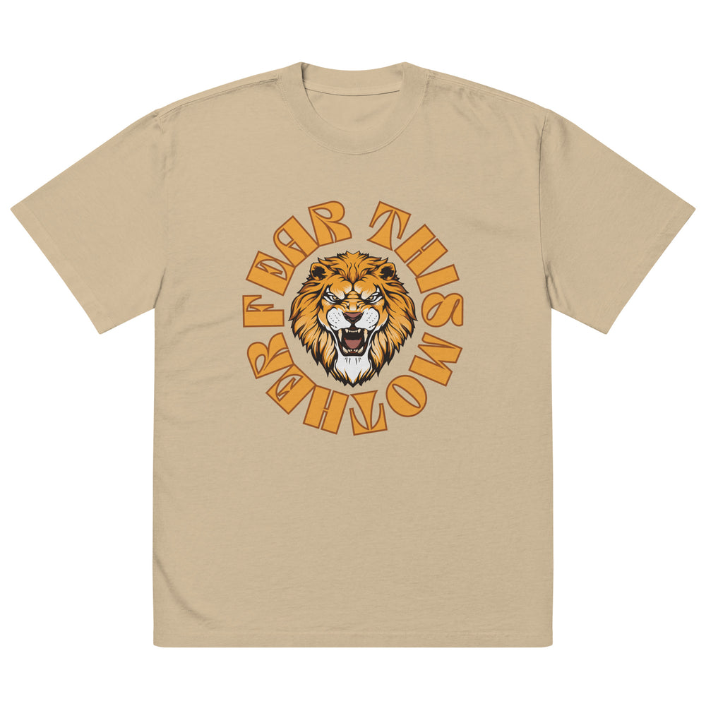 Fear This Mother Oversized faded t-shirt