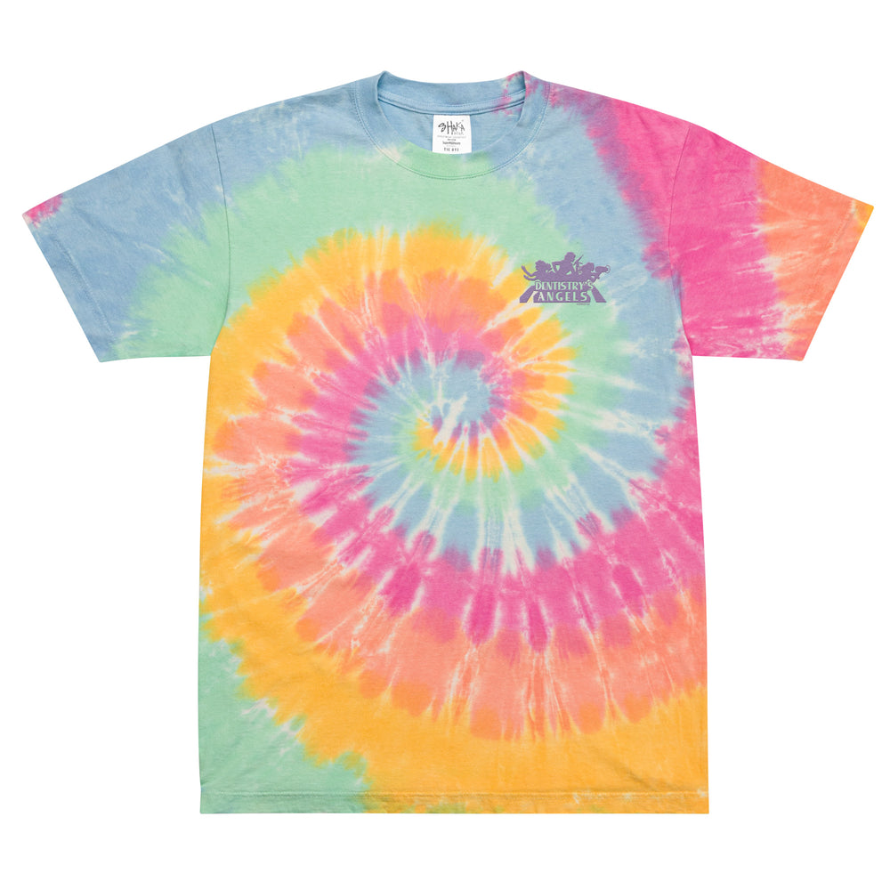 
            
                Load image into Gallery viewer, Dentistry&amp;#39;s Angels Oversized Tie-Dye T-Shirt
            
        