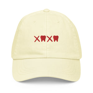 X🦷X🦷 Hugs and Kisses Embroidered Toothy Pastel baseball hat