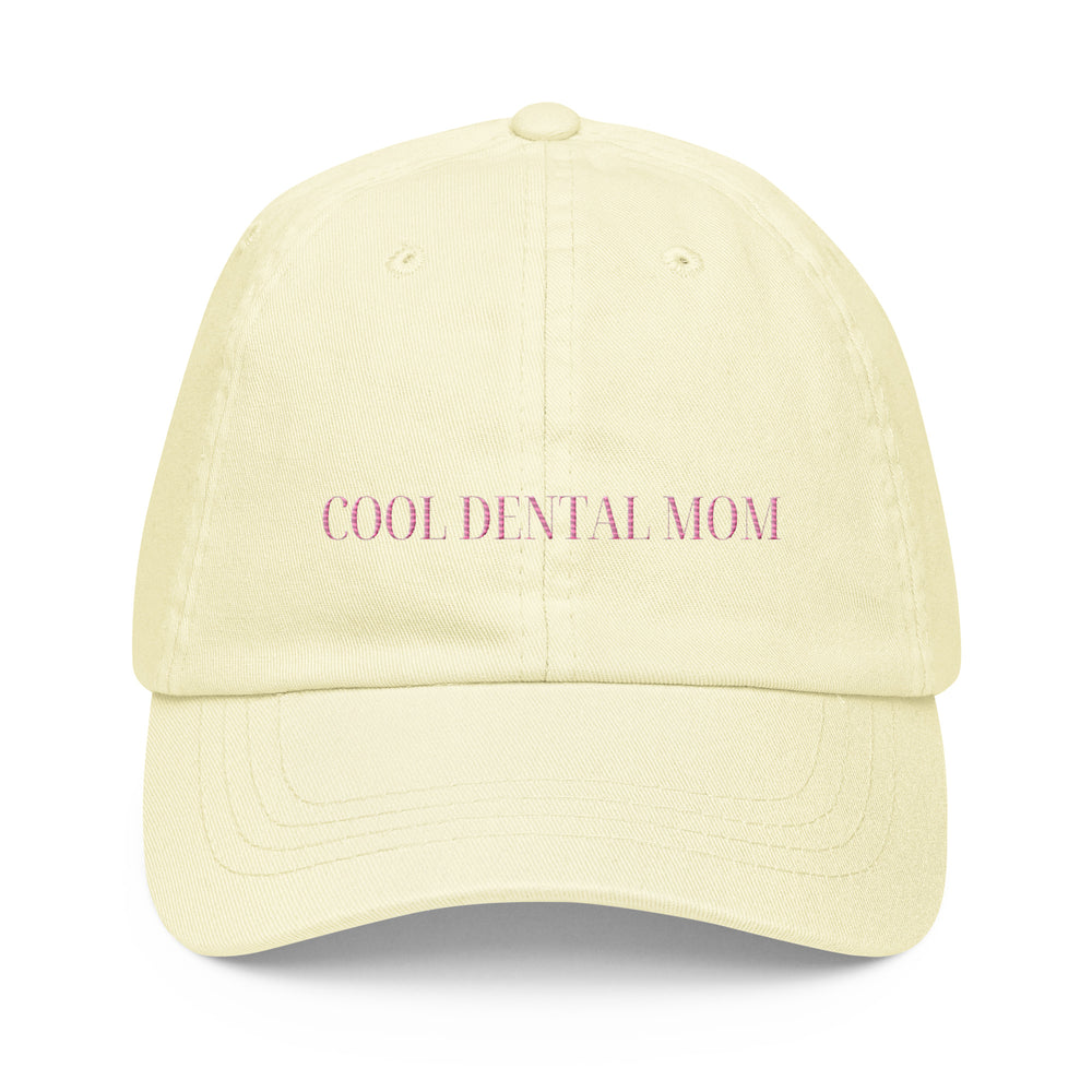 Cool Dental Mom Embroidered Pastel baseball hat