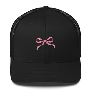 Pink Bow Trucker Cap