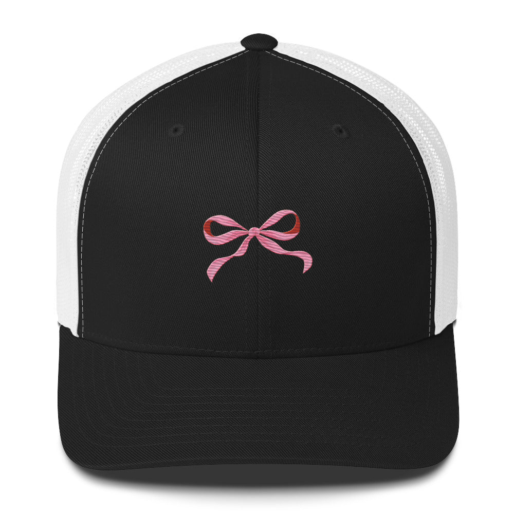 Pink Bow Trucker Cap