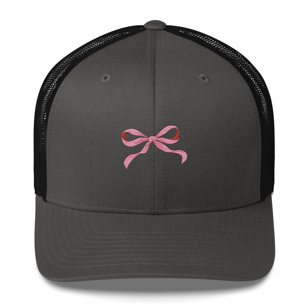 Pink Bow Trucker Cap