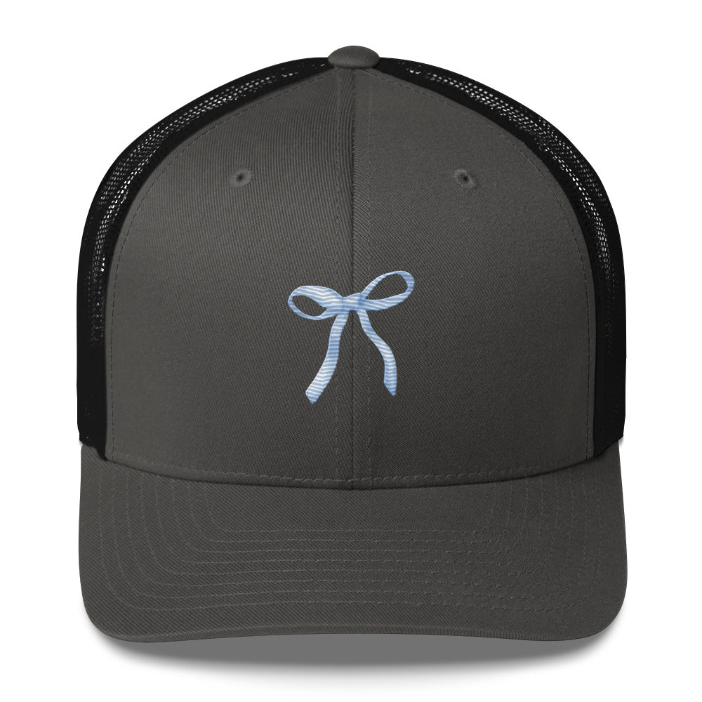 Blue Bow Trucker Cap