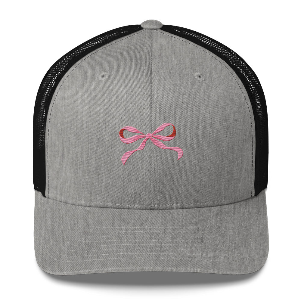 Pink Bow Trucker Cap