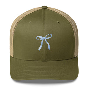 Blue Bow Trucker Cap