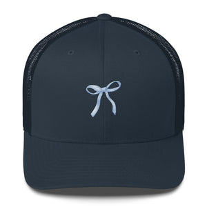 Blue Bow Trucker Cap