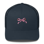 Pink Bow Trucker Cap