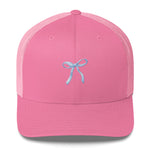 Blue Bow Trucker Cap