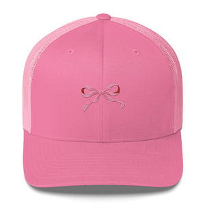 Pink Bow Trucker Cap