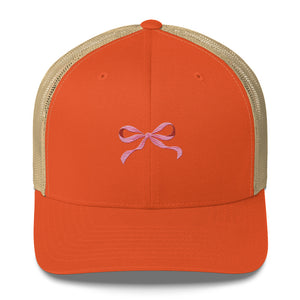 Pink Bow Trucker Cap