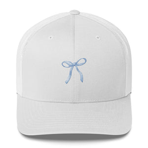 Blue Bow Trucker Cap