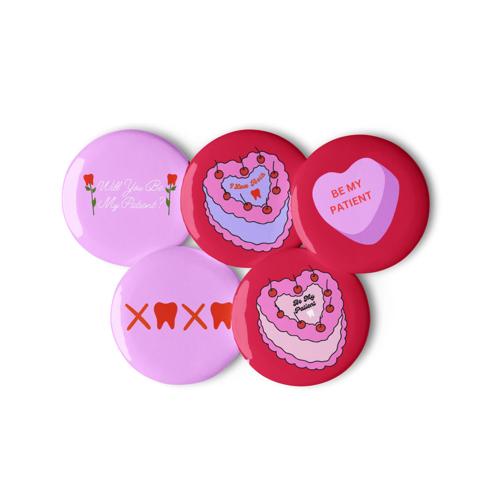 Love Day Set of pin buttons