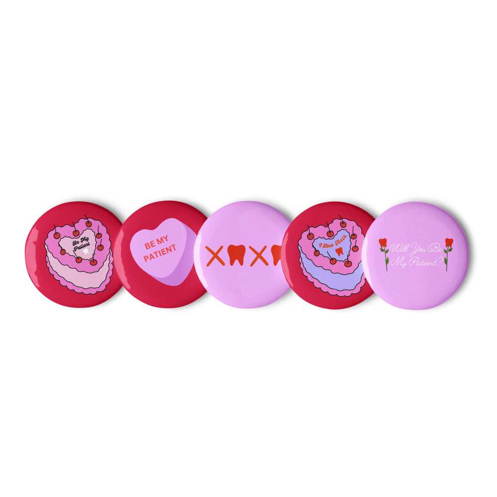 Love Day Set of pin buttons