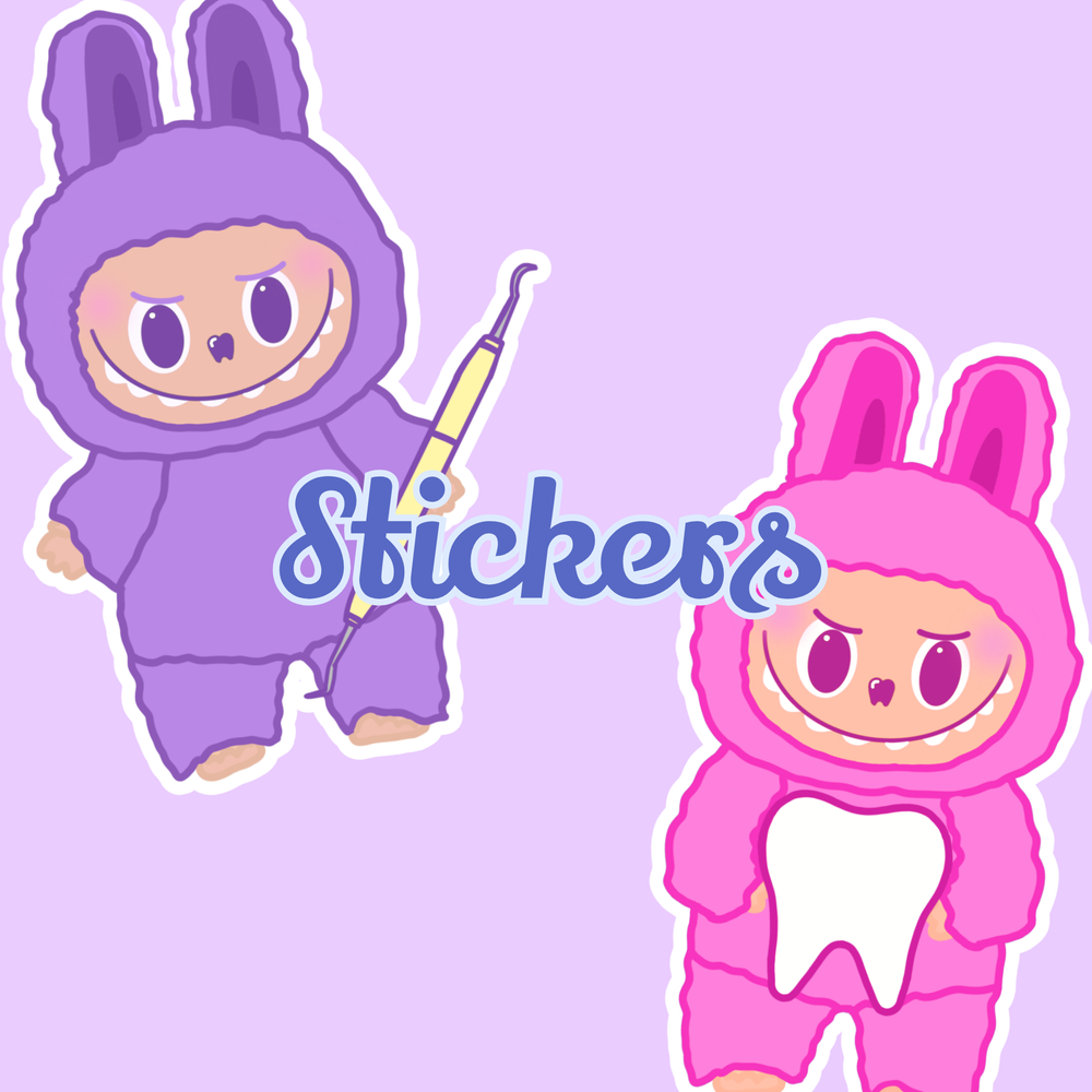 Toothybubu Stickers