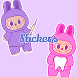 Toothybubu Stickers