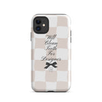 Will Clean Teeth For Designer Tough Case for iPhone®