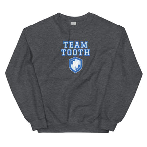 Team Tooth Sweatshirt Blue Design