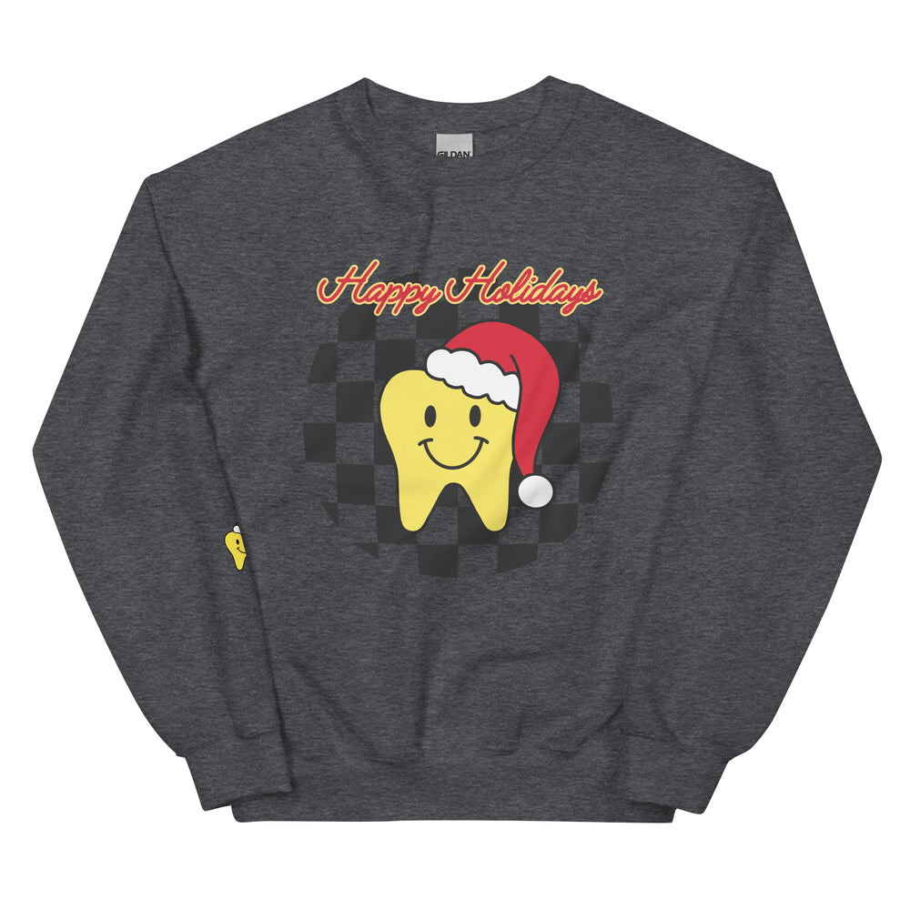 Happy Holidays Santa Tooth Sweatshirt