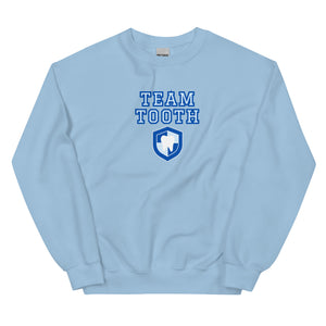 Team Tooth Sweatshirt Blue Design
