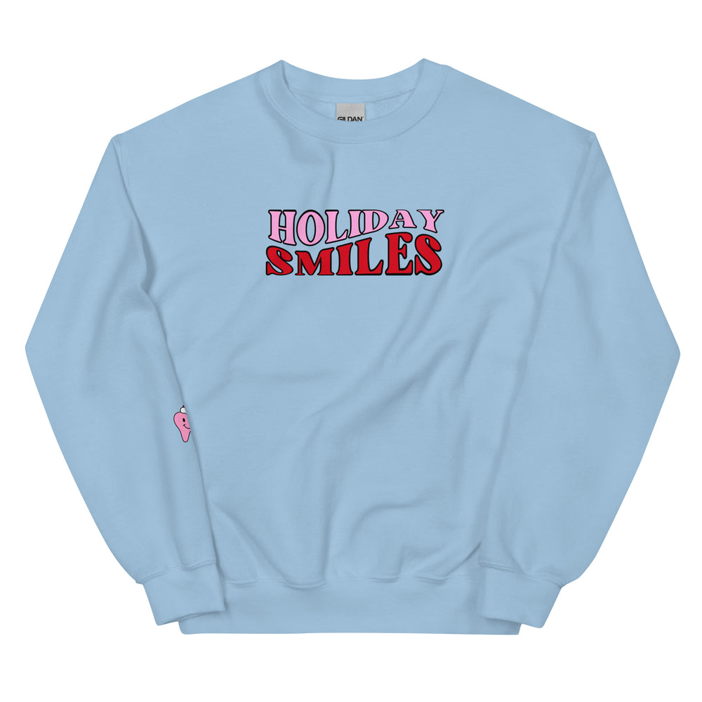 
            
                Load image into Gallery viewer, Holiday Smiles Sweatshirt- Pink &amp;amp; Red
            
        