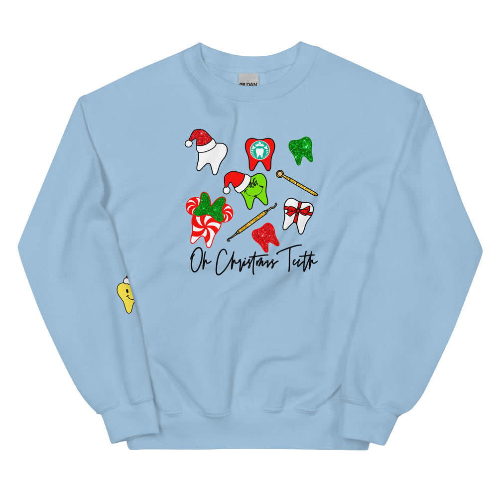 Oh Christmas Teeth Crewneck Sweatshirt