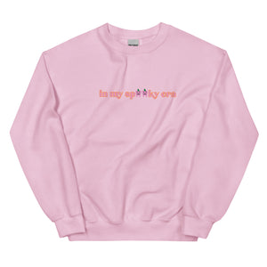 In my spooky era pink Jack-o’-lantern tooth Sweatshirt