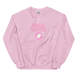 Team Tooth Sweatshirt- Pink and Nude Design