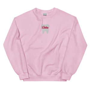 "Little" Full Tooth Embroidered Sweatshirt
