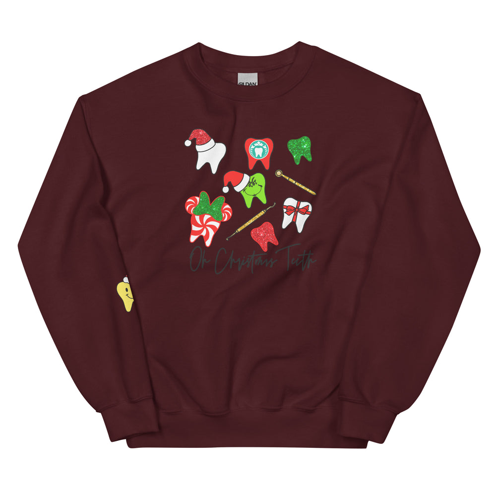 Oh Christmas Teeth Crewneck Sweatshirt