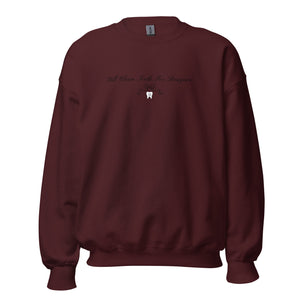 Will Clean Teeth For Designer Sweatshirt