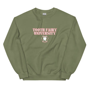 
            
                Load image into Gallery viewer, Tooth Fairy University Sweatshirt- Pink Design
            
        