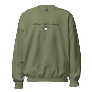 Will Clean Teeth For Designer Sweatshirt