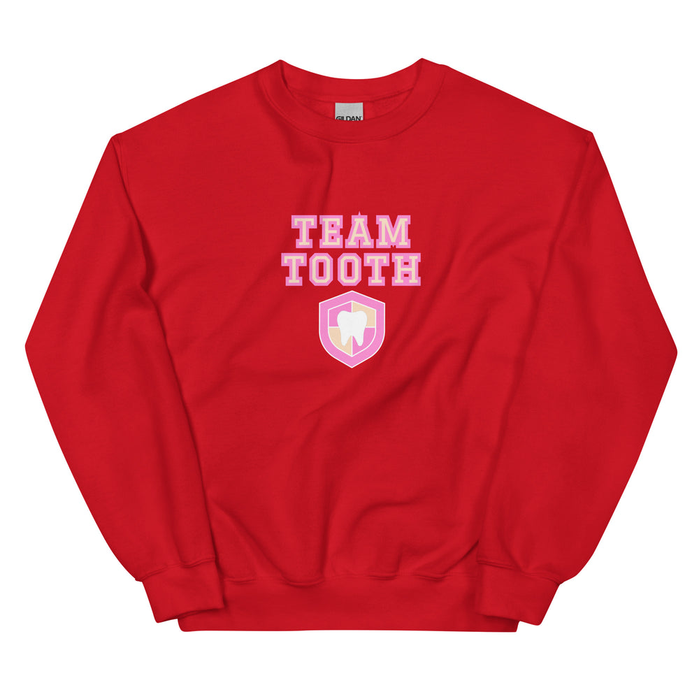 Team Tooth Sweatshirt- Pink and Nude Design