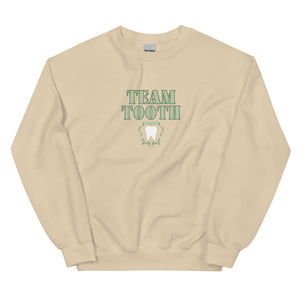 
            
                Load image into Gallery viewer, Team Tooth Sweatshirt Green Design
            
        