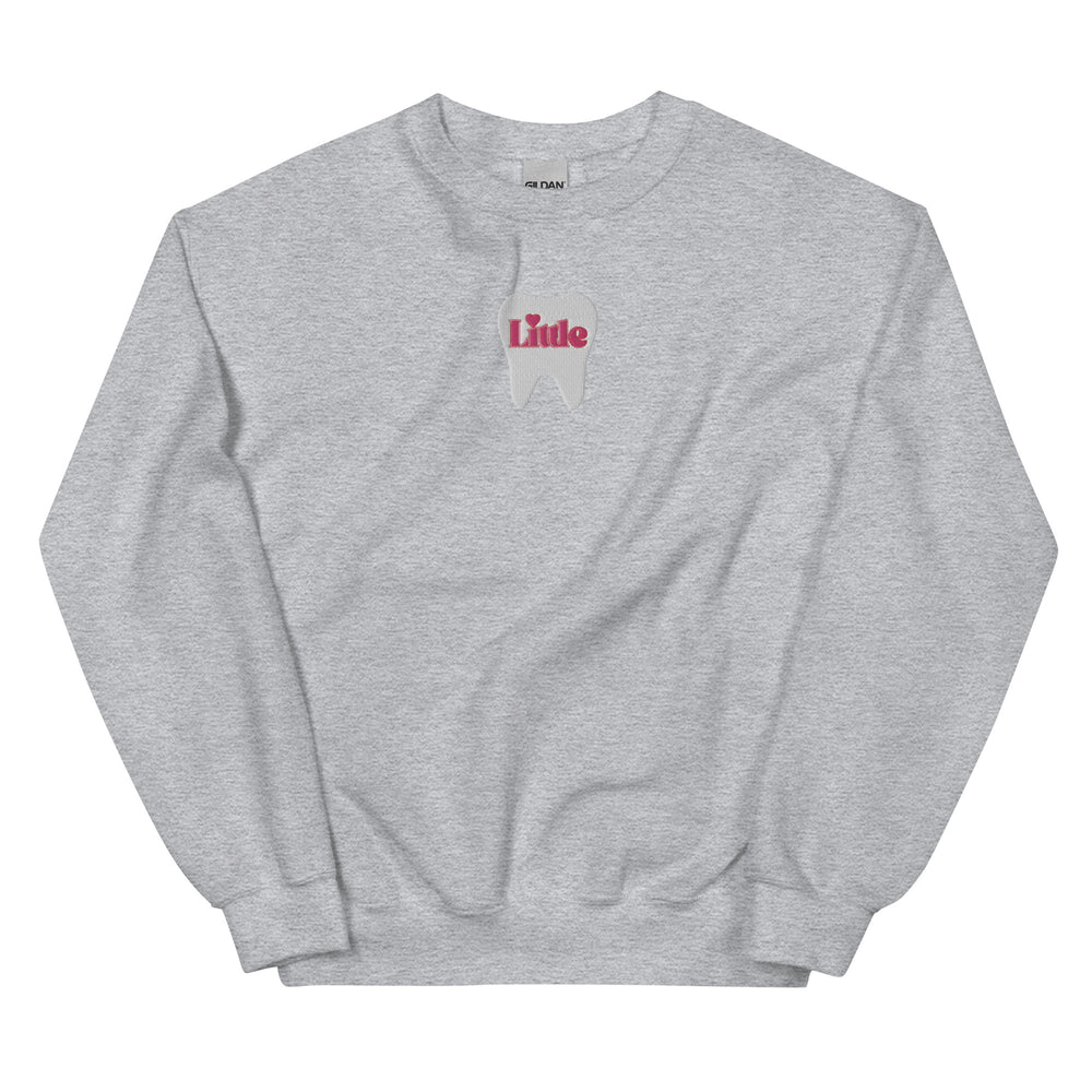 "Little" Full Tooth Embroidered Sweatshirt