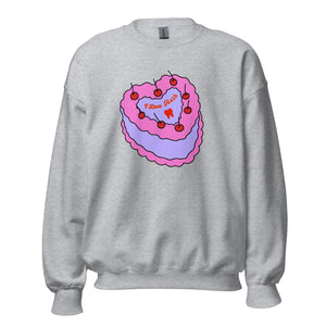 
            
                Load image into Gallery viewer, I Love Teeth Cake Sweatshirt
            
        