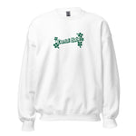 Dental Babe Tooth Clover Embroidered Sweatshirt- Green