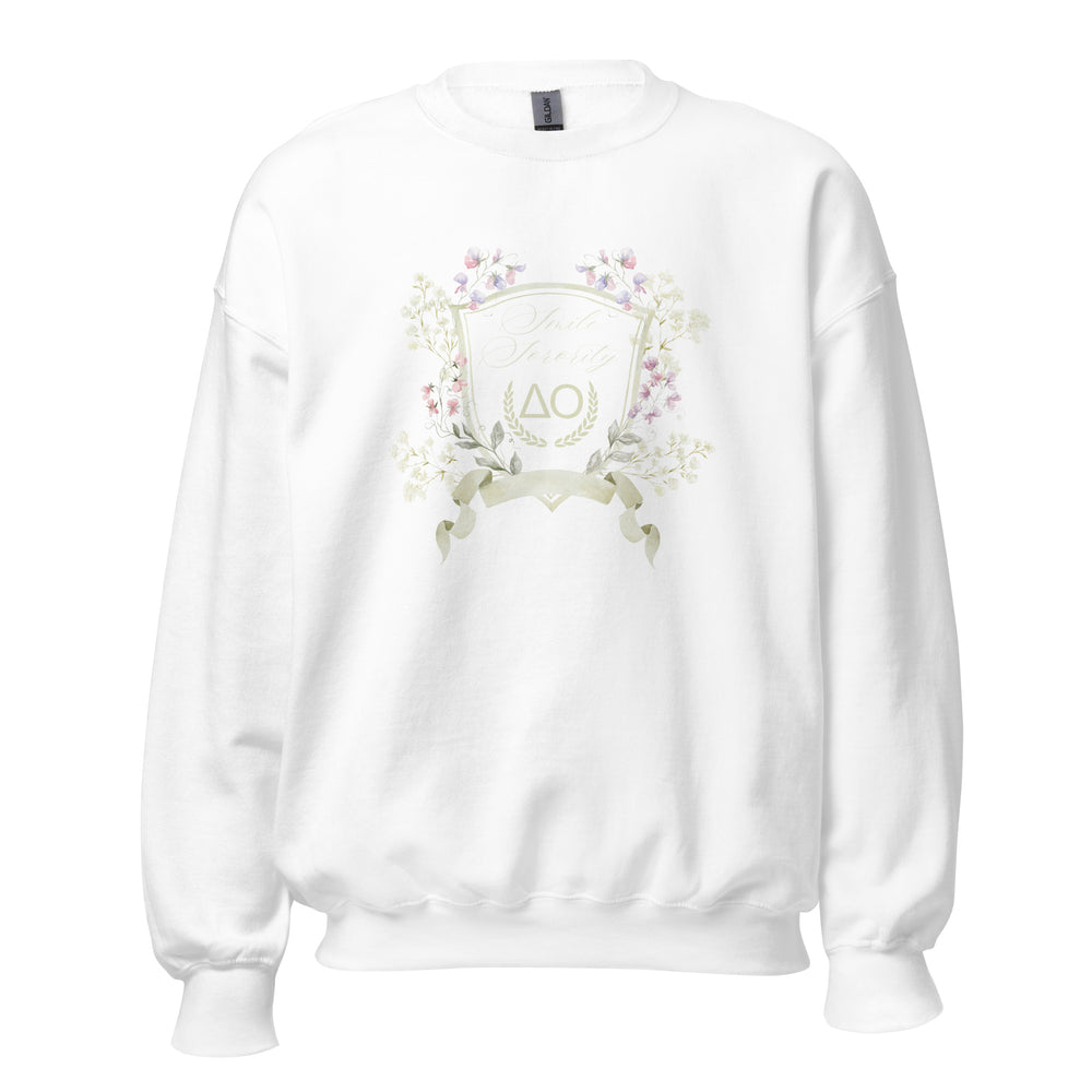 Smile Sorority Floral Sweatshirt