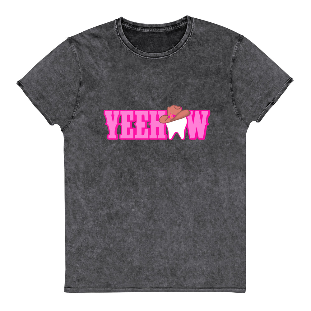 YeeHaw Cowgirl Tooth Denim T-Shirt