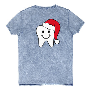 Ho Ho Ho Happy Tooth Santa Denim T-Shirt