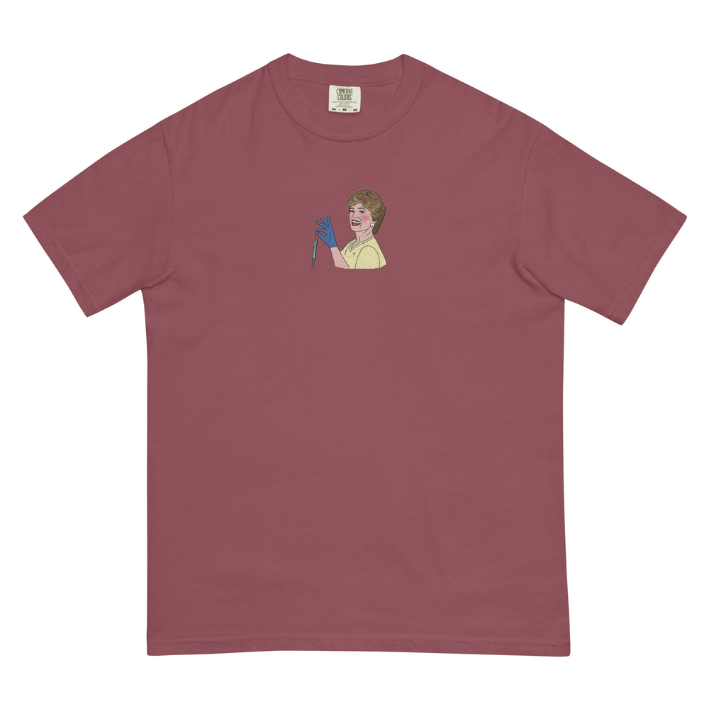 Blanche The Golden Girls Embroidered Garment-Dyed Heavyweight T-Shirt