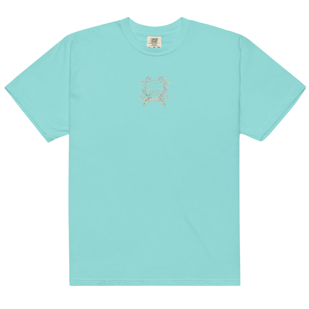Smile Sorority Floral  garment-dyed heavyweight t-shirt